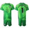 Maillot de Gardien Chelsea Arrizabalaga 1 2022-23 Verte Pour Enfant